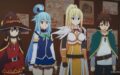 Главные герои аниме KonoSuba